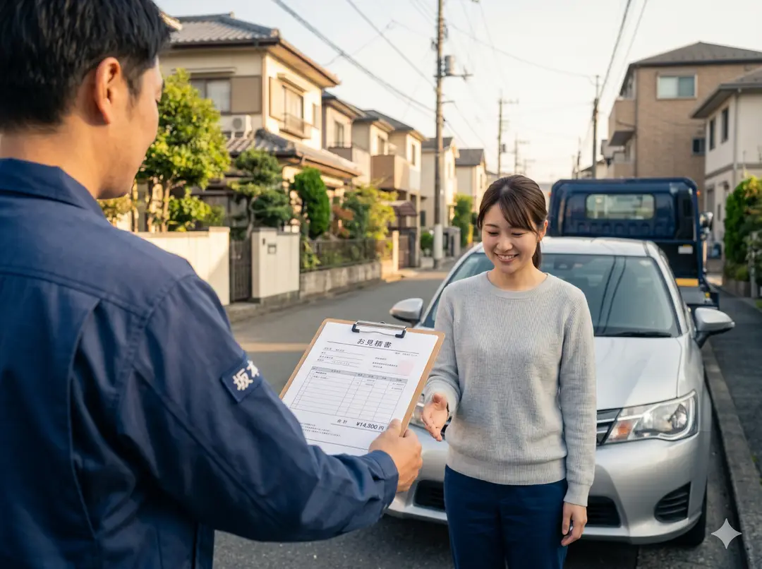 事前見積り・明朗会計の案内